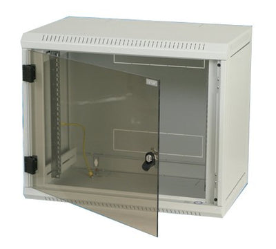 Cabinet Rack Triton Delta B4S 19 Rack Wall-mount 18U/400 Glass Door Bastidor Wall Grey — image 1