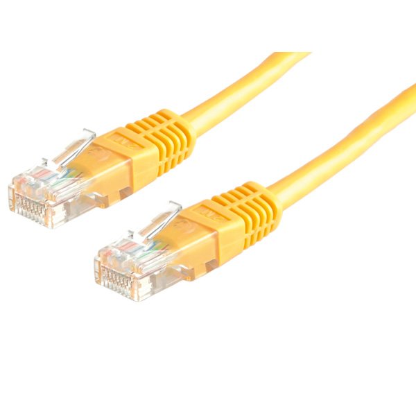 Roline Network Cable KAT.5E Class D UTP Amarillo 1M