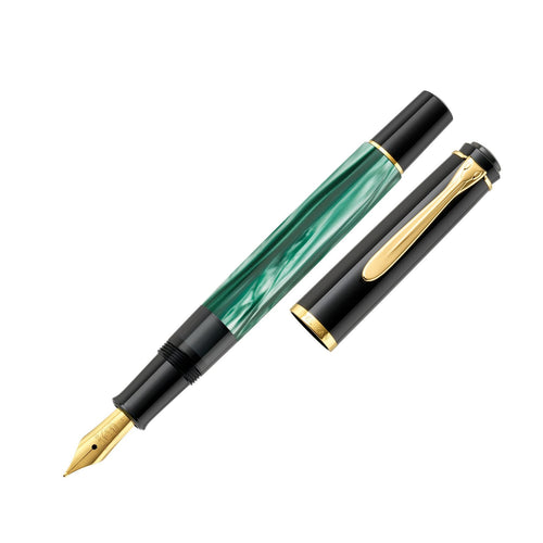 Pelikan Classic M200 - Pluma Estilográfica Pistón Green Jaspeado 994103 — image 1