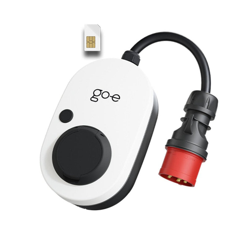 Go- And Charger Gemini Flex 2.0, 22KW (32A Trifásico), Wallbox White/Black Estación Charging Mobile Phone 4G/L