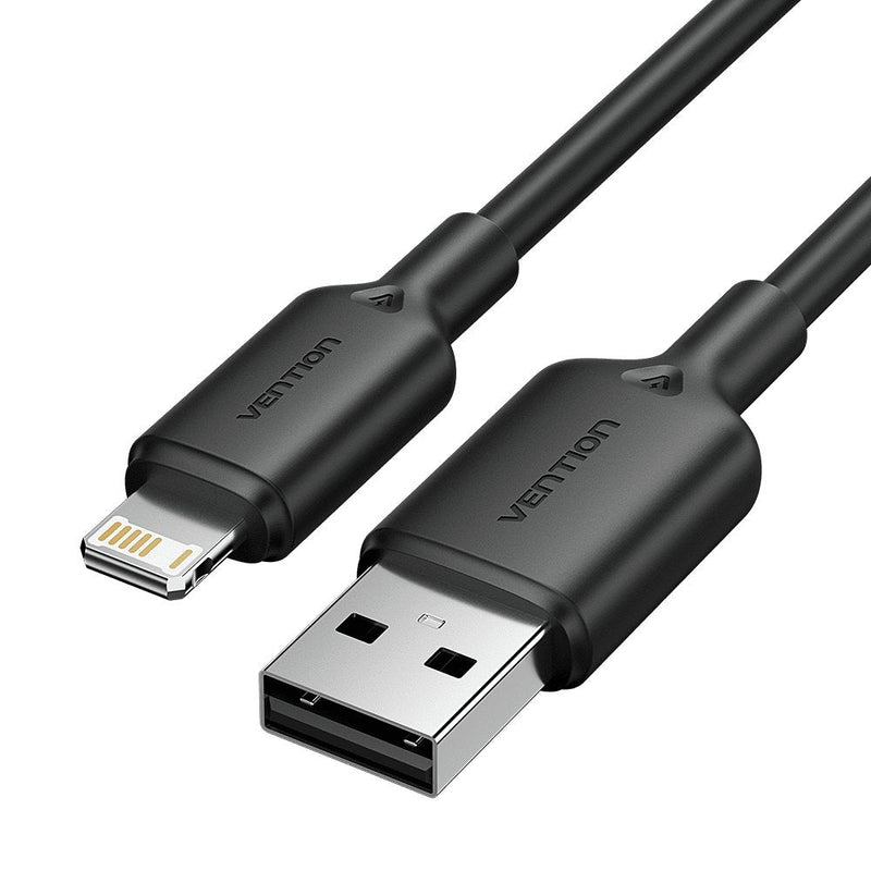 Vention USB Cable 2.0 Lightning Lambf USB Male Lightning Male 480Mbps 1M Black