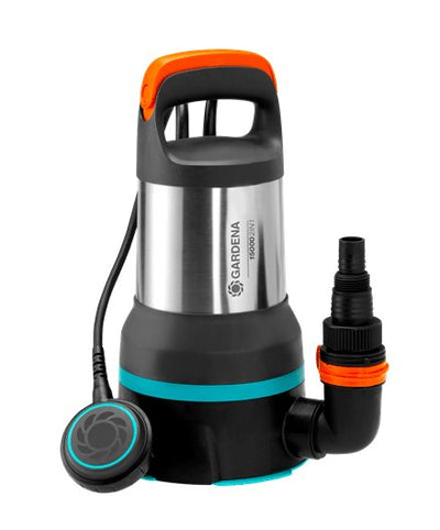 Gardena Pump Clear/Dirty Water Pump 15000 550W 0,7 Bar 15000 L/H, Presión And Inmersión Black/Steel Thin 550W, — image 1