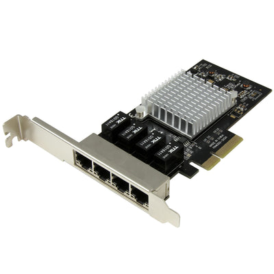 StarTech Network Card Pci Expres 4 Ports RJ45 Gigabit Chipset Intel I350 ST4000SPEXI — image 1