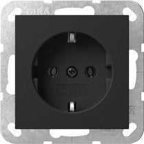 Gira 4466005 Schuko-steckdose Up Without Bef.-krallen System 55 Sw Matt