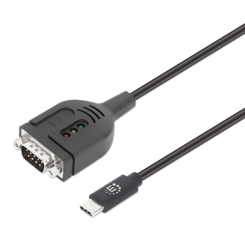 Manhattan USB-C a Serie DB9/RS232 Adapter PL2303GT 1M