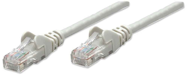 Intellinet Network Cable RJ45 U UTP CAT.5E 5.0M Hebelschutz Grey