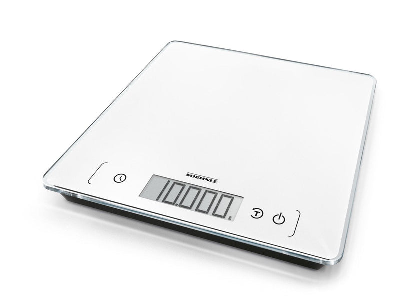 Soehnle Page Comfort 400 White Encimera Plaza Scale Electrónica Kitchen