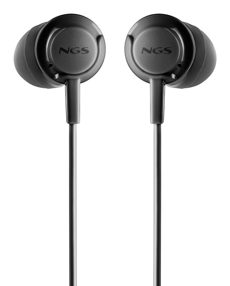 Ngs Headphones Intrauditivos Cross Drift With Microphone Jack 3.5 Black