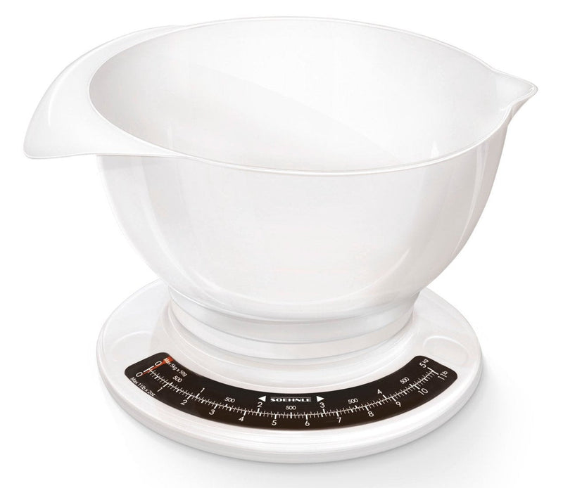 Soehnle Culina Pro White Encimera Alrededor Scale Kitchen Mecánica