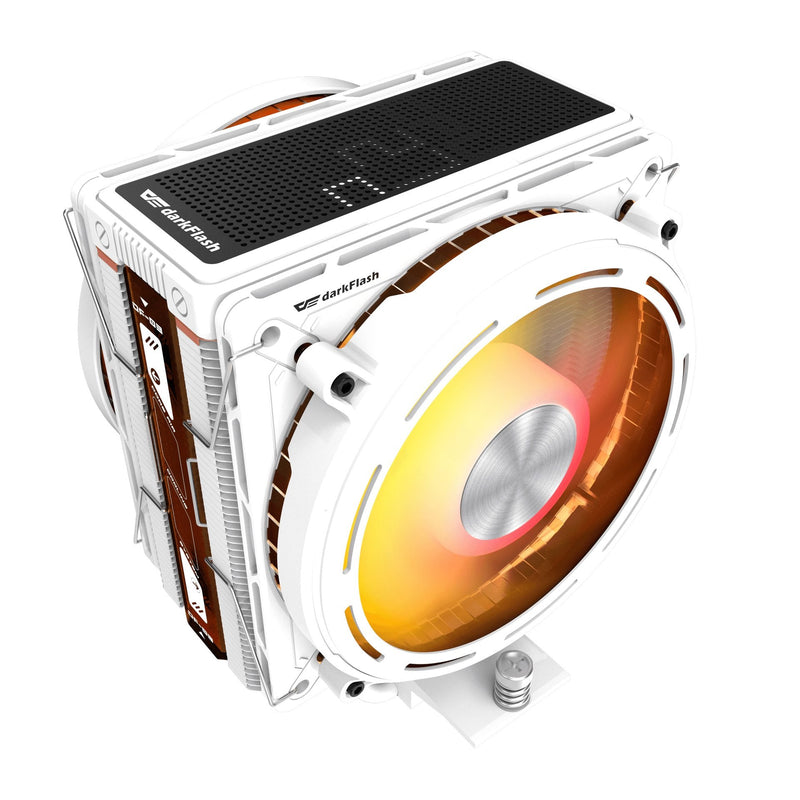 Darkflash Refrigeracion CPU Explore E400 Plus A-rgb White Fan 120MM / ARGB / 230W Tdp / 1851/1700/1200/115X An