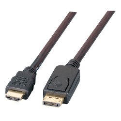 Cable Efb DisplayPort/HDMI Fullhd Aa St-st, 3M, Black