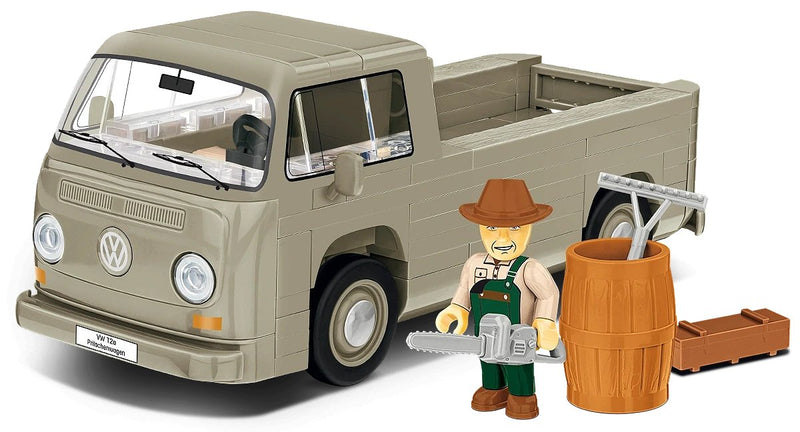 Cobi Camión Plataforma Volkswagen T2A, Toy Construcción Grey Escala 1:35 Cobi-24618