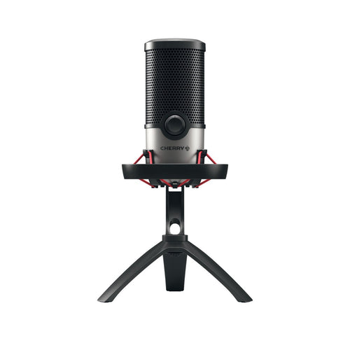Cherry Um 6.0 Advanced Black Silver Microphone Surface Desk — image 1