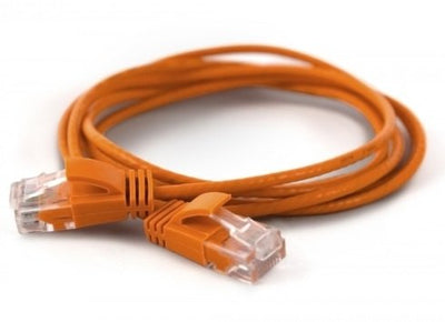 Wantecwire UTP, Cable Extra Thin CAT.6A, D 2,8MM, Orange Length 2,00M — image 1