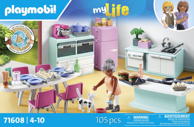 Playmobil 71608 My Life Kitchen With Comedor, Toy Construcción 71608 — image 1