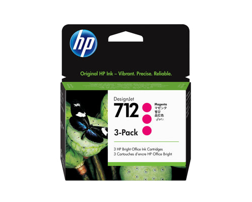 HP 712 3-PACK 29-ML Magenta Designjet In — image 1