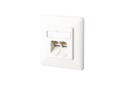 Metz Roseta E-dat C6 2 Port Up White RAL9010 — image 1