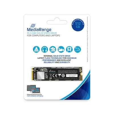Mediarange Drive SSD INTERN.M.2 2280 NVMe PCIE TLC Nand 512GB — image 1
