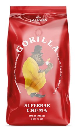 Gorilla Espresso Super Bar Cream Ganze Kaffeebohnen 1KG — image 1