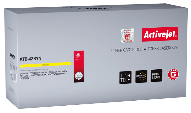 Activejet Toner Compatible Brother TN-423Y - Supreme - 4000 Páginas - Yellow