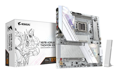 Gigabyte X870 a Tachyon Ice AM5 ATX MB — image 1
