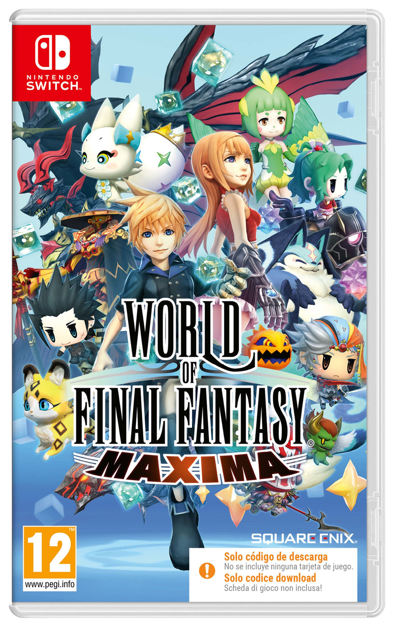 Set World Of Final Fantasy Maxima Code In a Box Switch