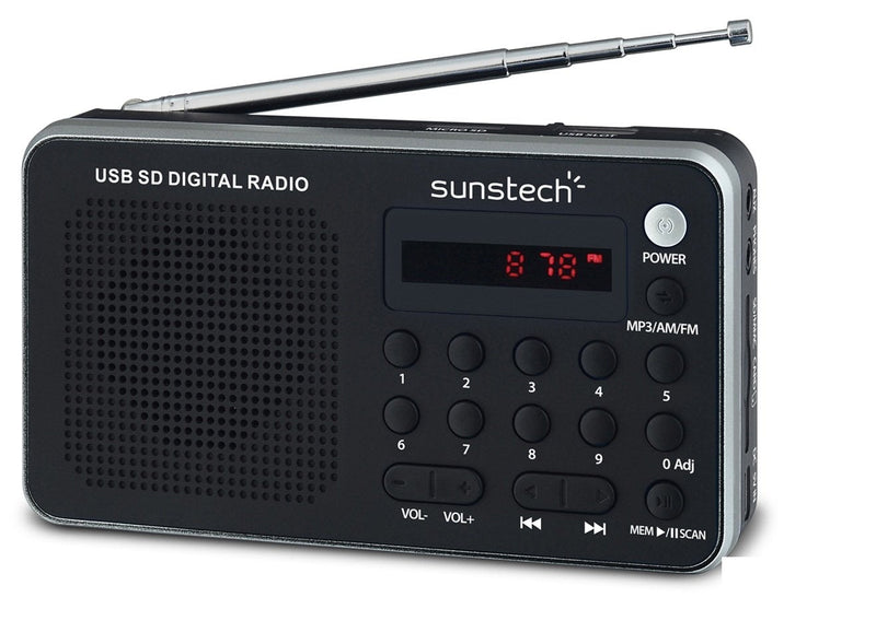 Sunstech Radio Laptop RPD32SL Silver
