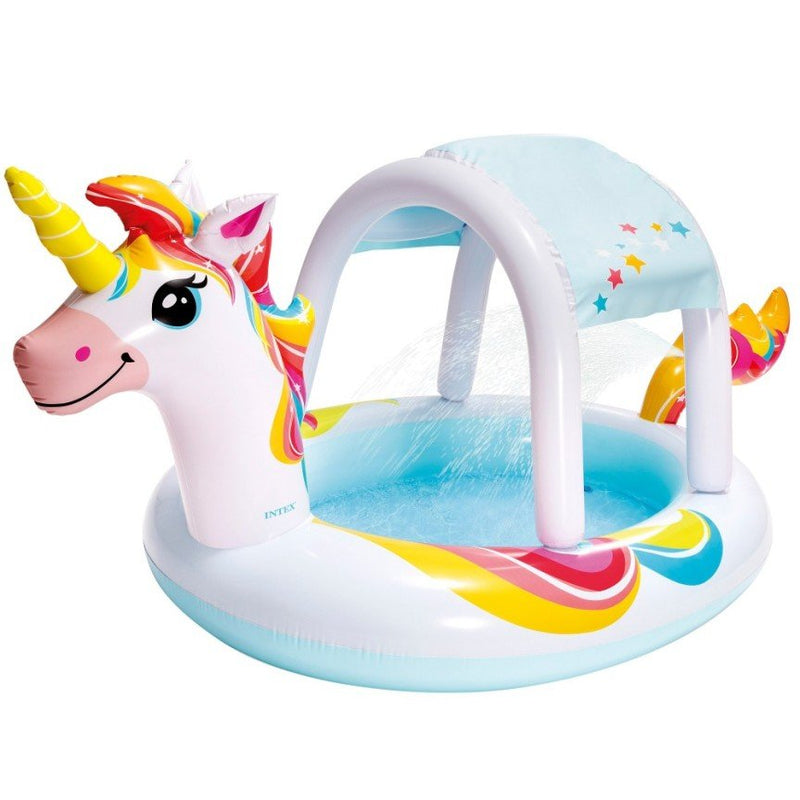 Pool Kids Unicornio With Rociador, 254 X 132 X 109CM