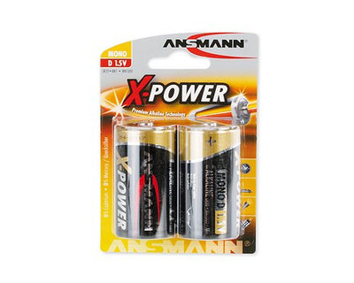 Ansmann Battery Alcalina X-power , Mono (d), 2 Units Paquete (5015633) — image 1
