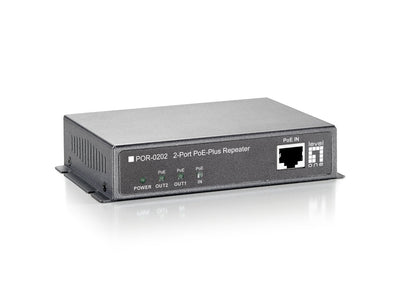 Levelone Repetidor PoE, 2 Ports Cascade, 802.3AT PoE +, Repetidor Network 100M, 10/100BASE-T(X), Ieee 802.3,IE — image 1