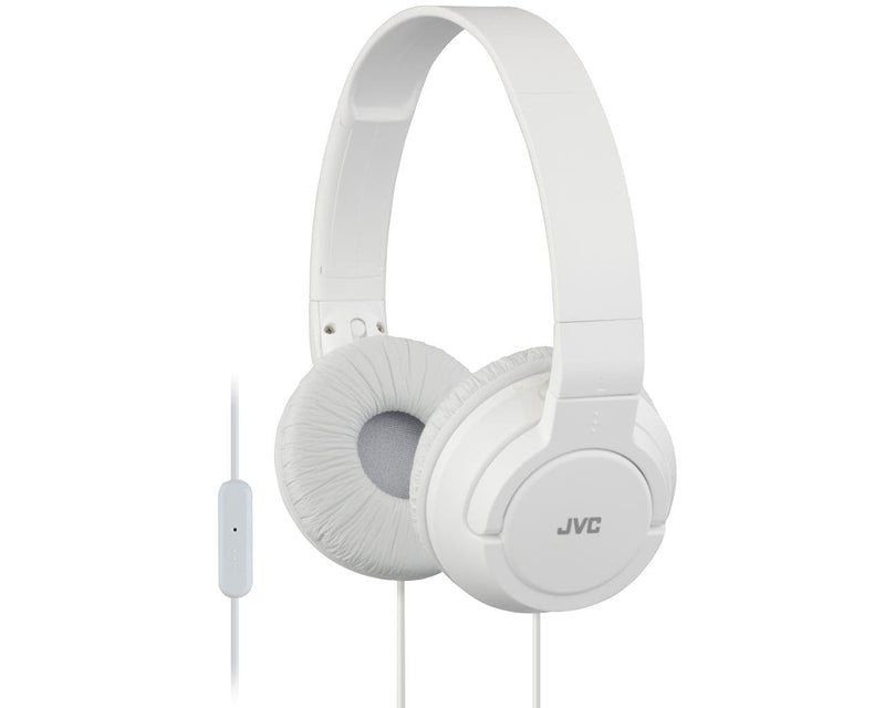 JVC Headphones HA-SR185-WE (on-ear, With Microphone White