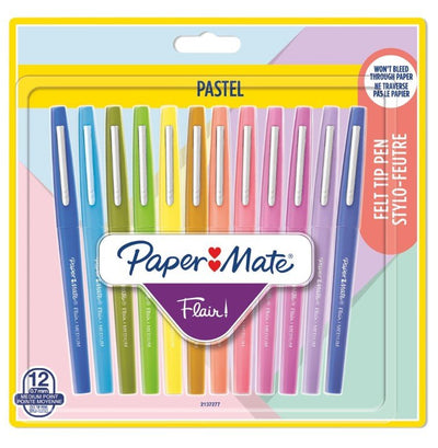 Pen Fibre Paper Matte Flair 12ER Pastel M 0,7MM Blister — image 1