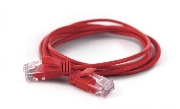 Wantec Network Cable UTP CAT.6A D2,8MM 0,10M Red