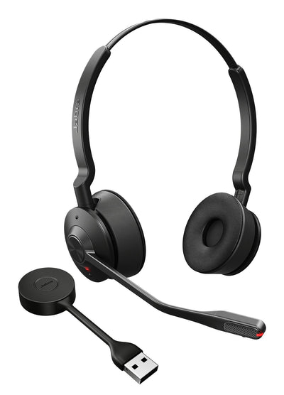 Jabra Headphones Engage 55 Se - USB-A Uc Convertible Mono, Usb-a, Uc, With Estación Charging 9655-415-111 Blac — image 1