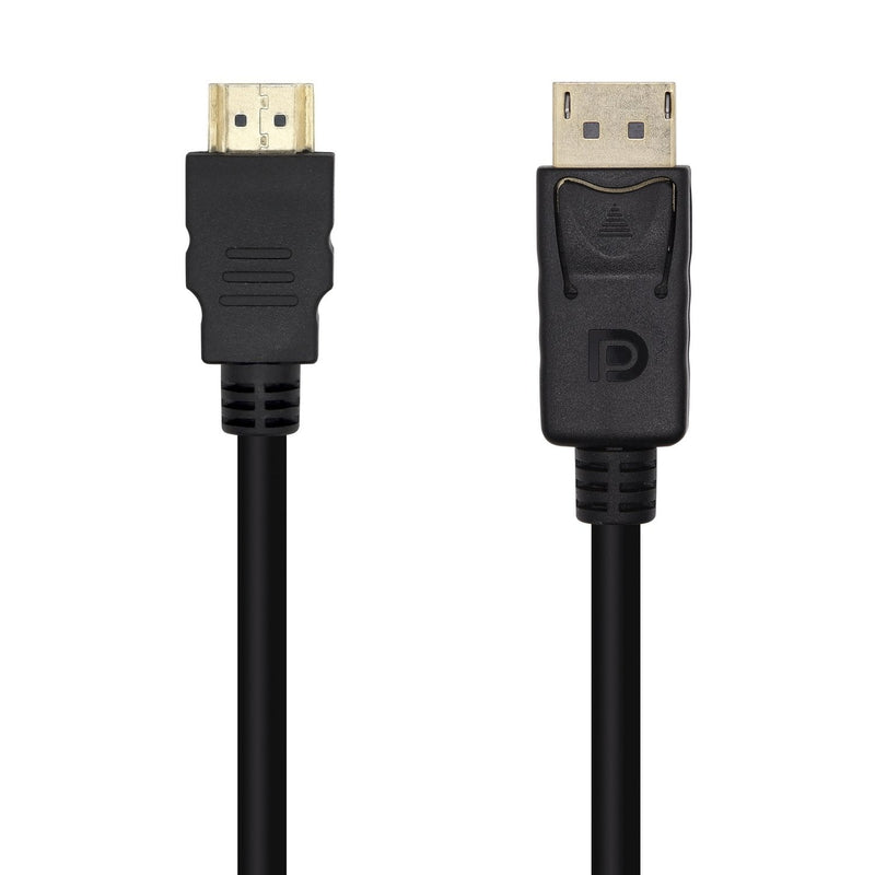 Aisens Cable DisplayPort a HDMI - DP/M-hdmi/M - 3M - Black