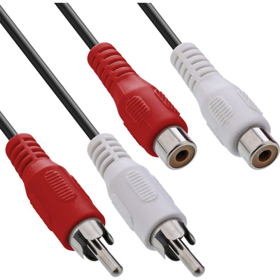 Inline Cable Audio 2X Rca Male a Female 5M — image 1