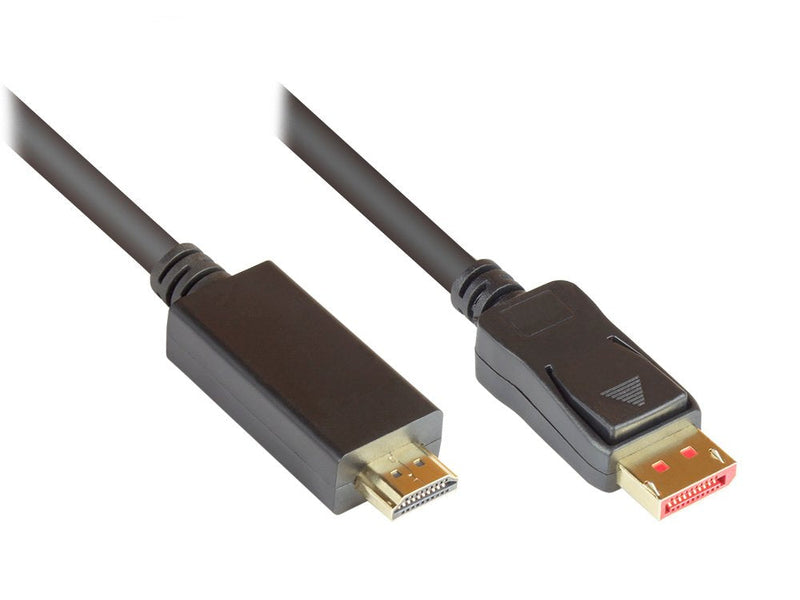 Good Connections Cable DP1.4-M.-HDMI2.0-M. Black 1M
