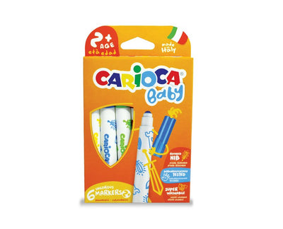 Carioca Marker Baby Marker 2 + Colours - Box Of 6 — image 1