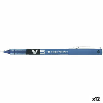Liquid ink pen Pilot V-5 Blue 0,5 mm 0,3 mm (12 Units)