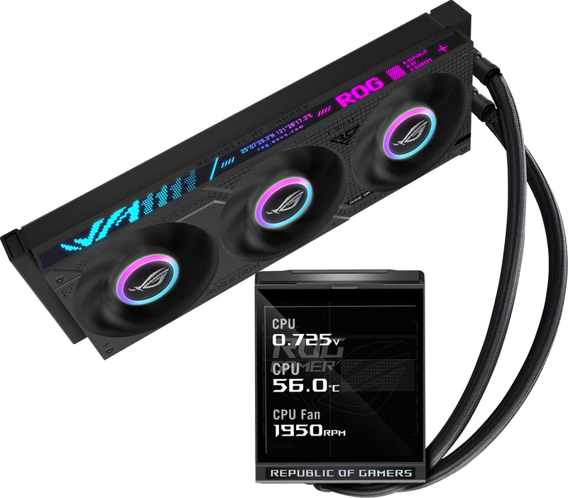 ASUS Refrigeración Liquida CPU Rog Mrix Lc Iv 360 ARGB LCD Black