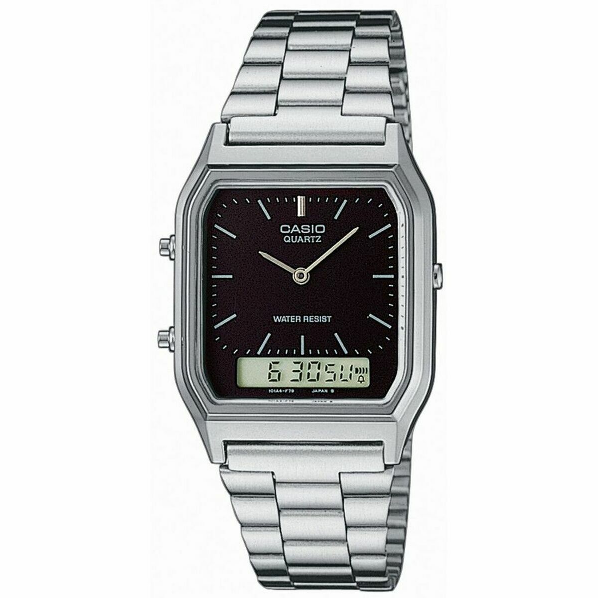 Casio Unisex Watch Casio Aq-230A-1Dmqyes Black Silver