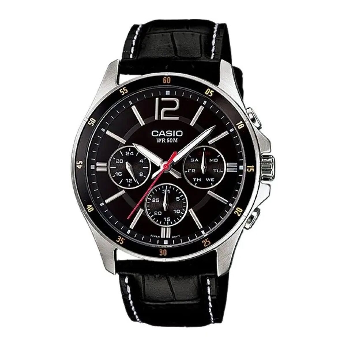 Casio Men's Watch Casio Enticer Gent Black (Ø 43 Mm) (Ø 43,5 Mm)