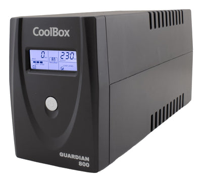 Coolbox UPS Guardian 3 800VA With LCD 480W 2XSCHUKO Colour Black — image 1