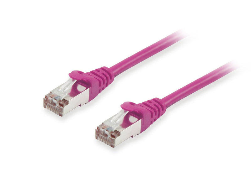Equip Network Cable CAT.6A S FTP 2x RJ45 7.50M Lila Lszh