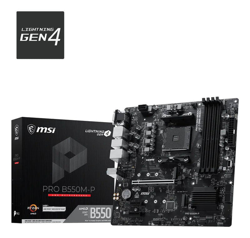 MSI Motherboard B550M-P AM4 DDR4