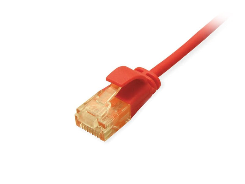 Equip Network Cable CAT.6A Slim U UTP 2x RJ45 1.00M Rojolszh