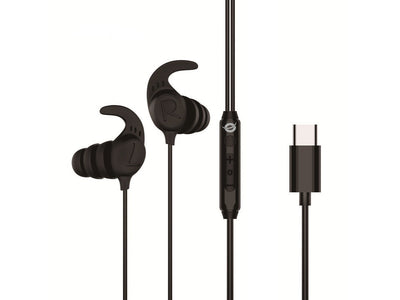 Conceptronic Headphone Intrauditivo USB-C BRENDAN02W 1.2M Microphone Controles Colour Black — image 1