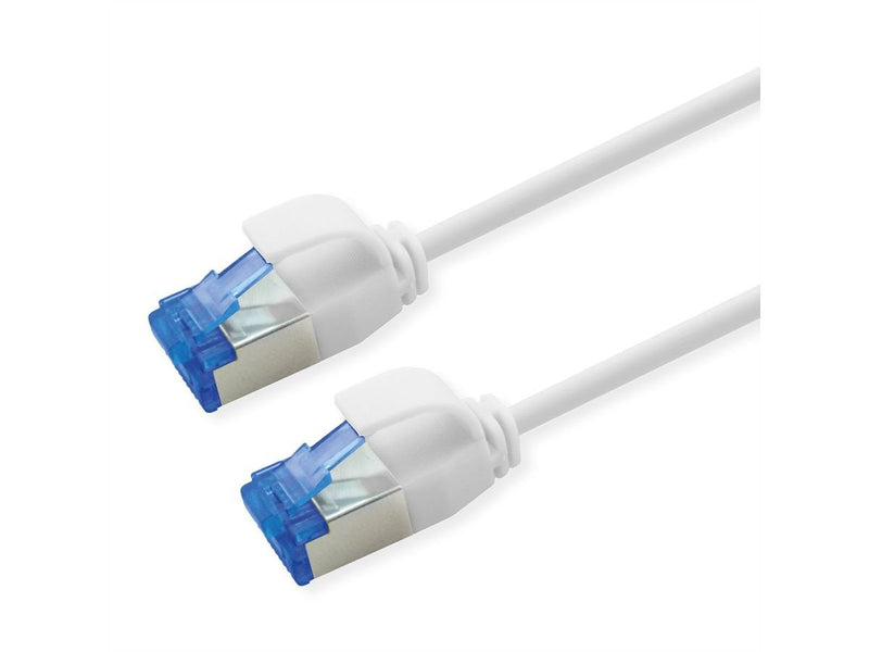 Roline Network Cable CAT.6A (class Ea) S FTP (pimf), Lsoh, PoE, White 0,5M