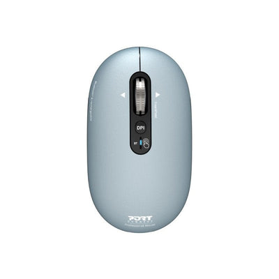 Port Designs Mouse Colour Puro Mac Bluetooth Rechargeable USB C Storm Blue — image 1