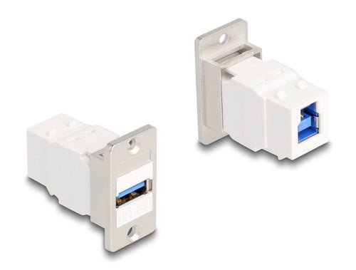 Panel Mount USB 5Gbps Type a Connector Female a USB Type B Connector Female Konisch — image 1